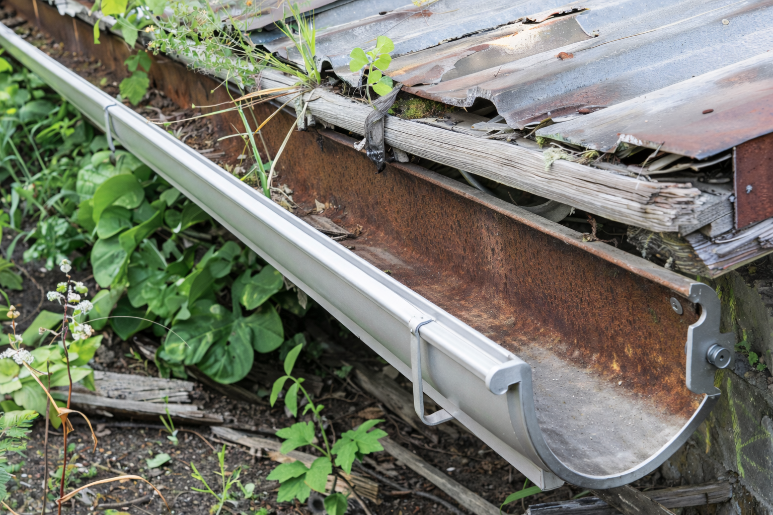 Gutter Cleaning After